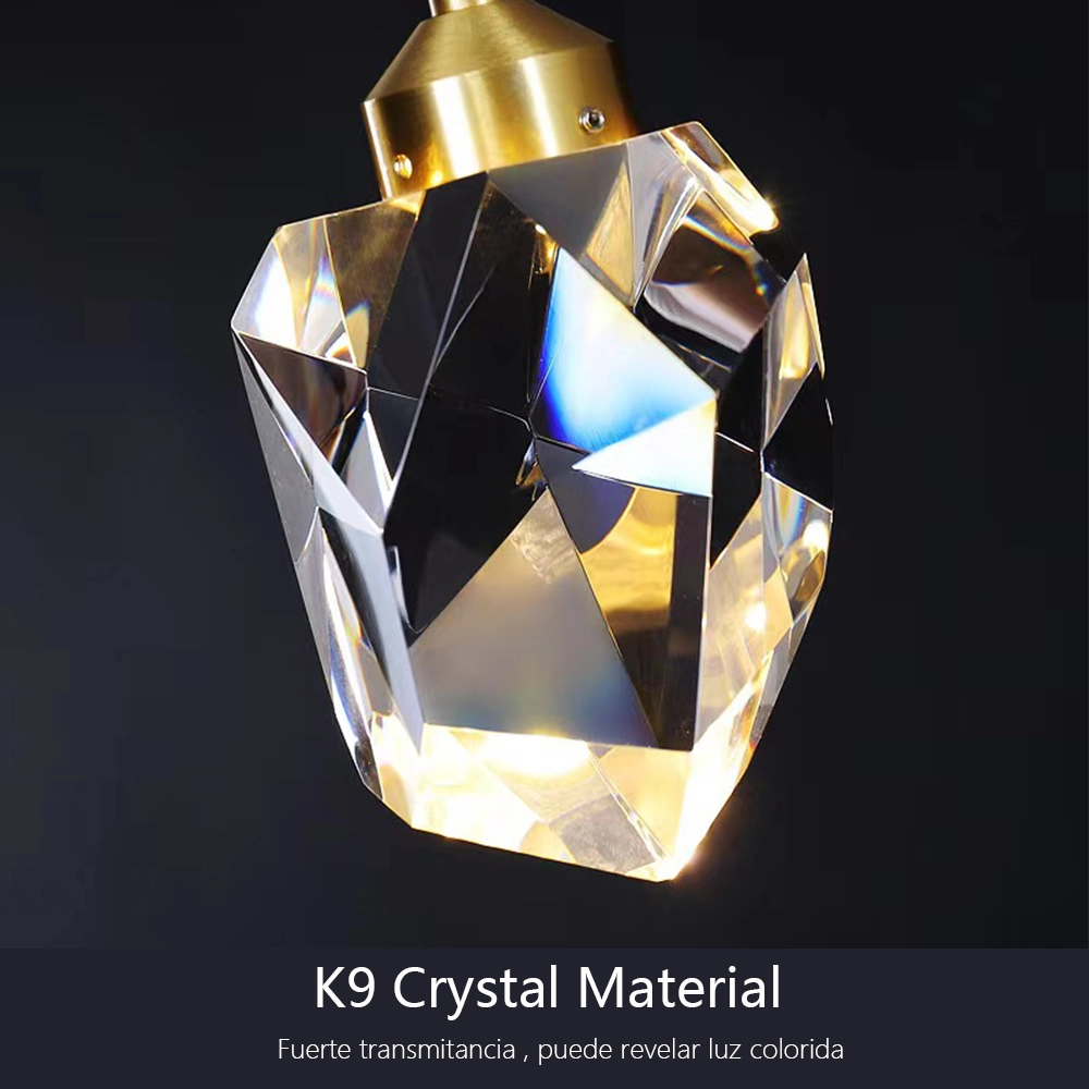 Kristall Pendelleuchten Dekor LED Pendelleuchte für Wohnzimmer Speisesaal Restaurant Luxus Deckenleuchte