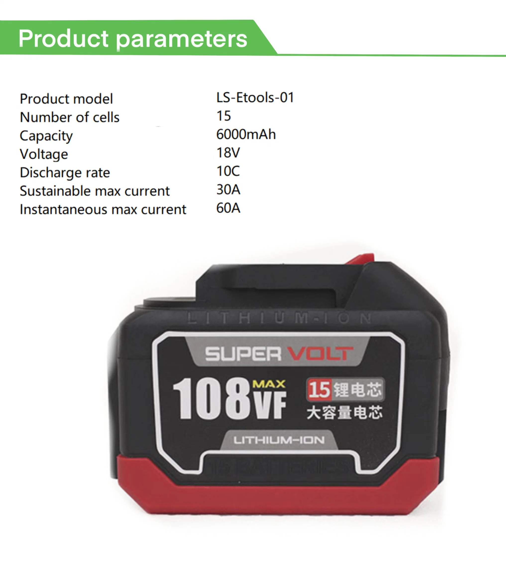 La sustitución de alta calidad 18V Dewalts Batería recargable de Iones de Litio 6Ah batería de ión litio de Power Tool Kit combinado taladro inalámbrico