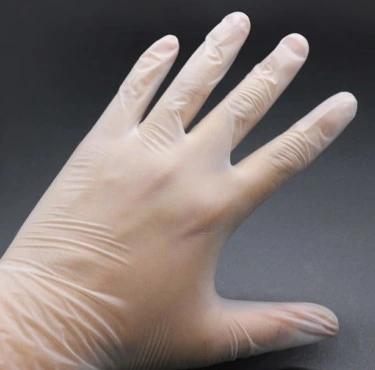 Gants en nitrile jetables de l'hôpital de l'examen médical gants chirurgicaux en vinyle