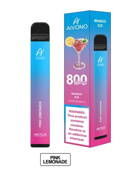 Aivono Disposable Factory Wholesale Electronic Cigarette Vape Pen Aim Plus 800puffs 32 Flavors OEM Multiple Flavors High Quality E-Cig