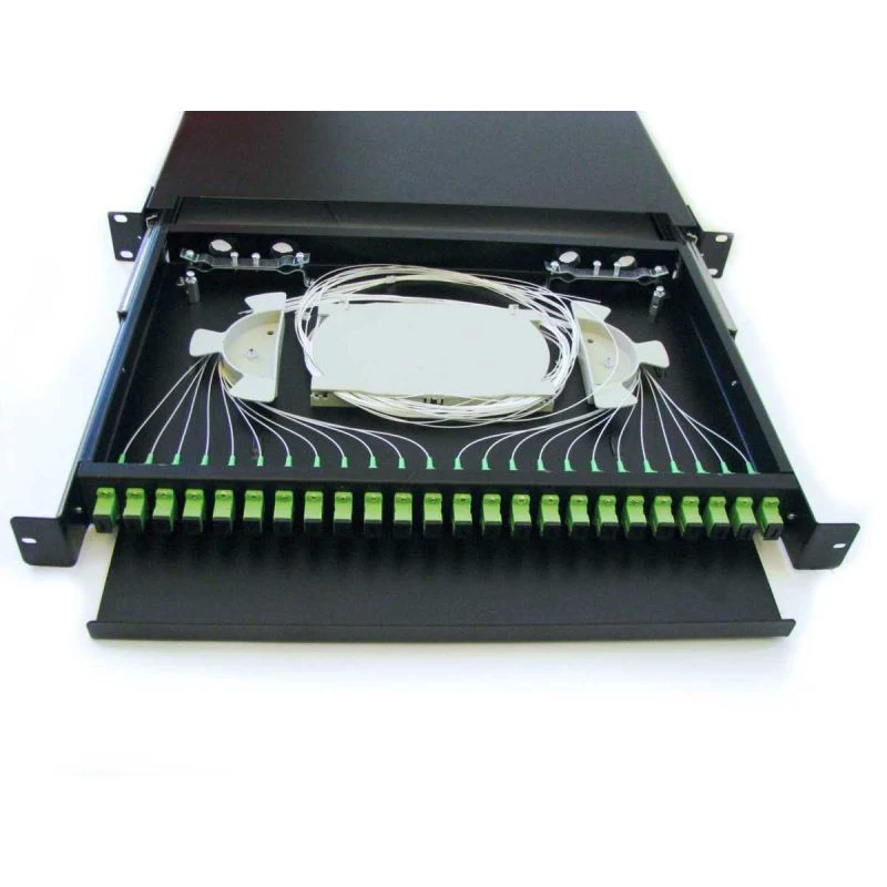 19 Inch 12 Core ODF Pull Type Optical Fiber Distribution Frame