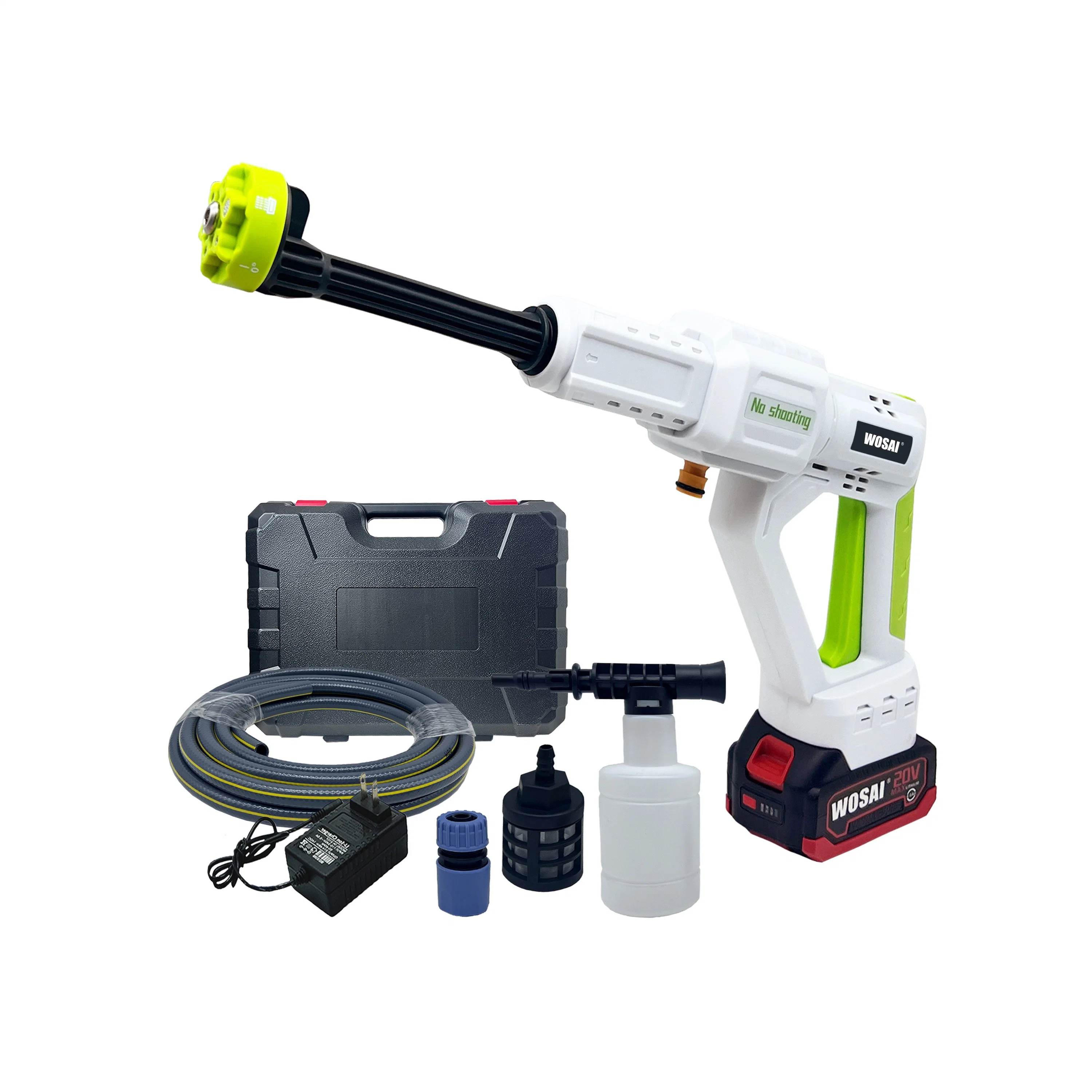 Long Range Cleaning Design 280W-330W Powered Water Gun Sprayer Wireless Portable High Pressure Brushless Car Washer