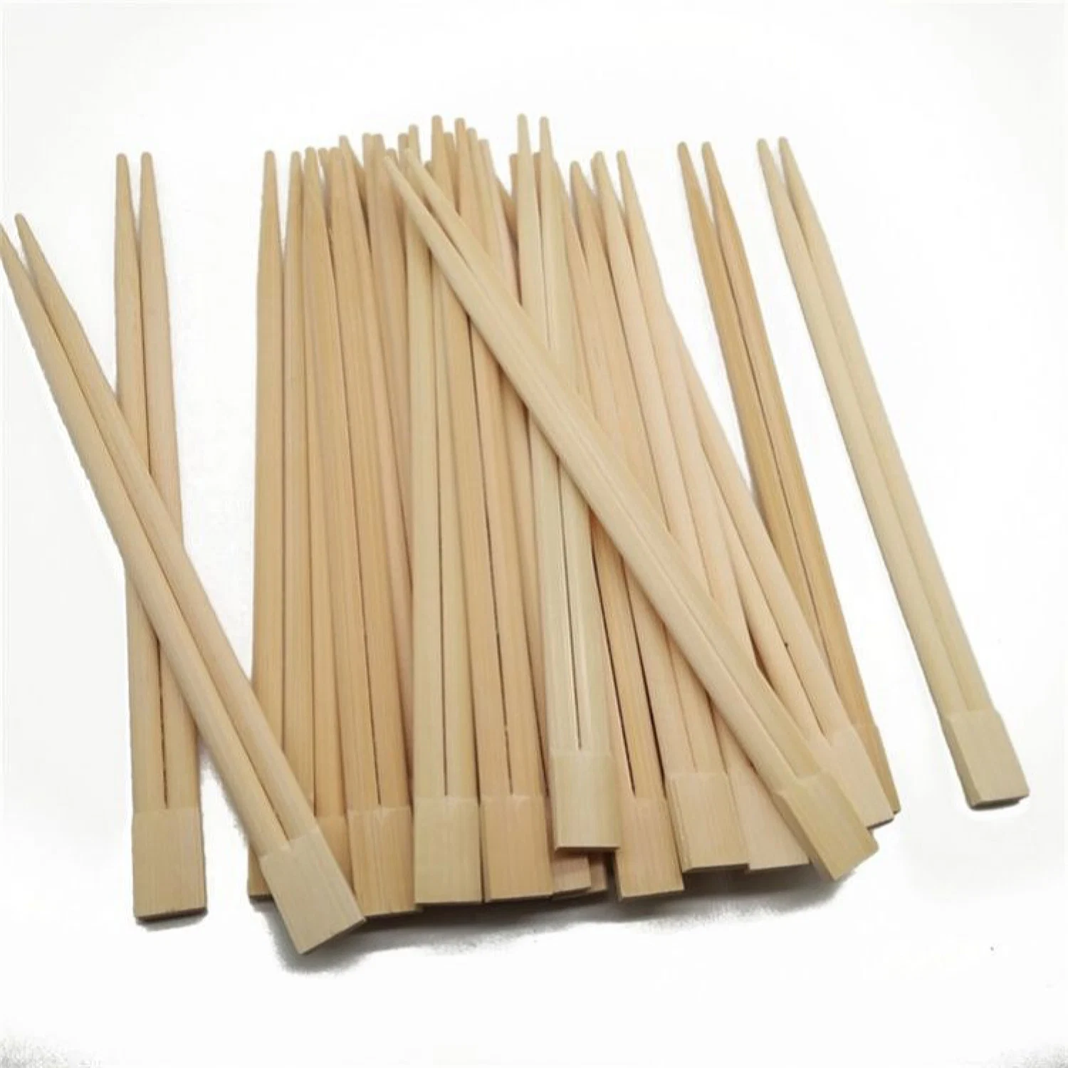 OEM aceptado Mayoristas Occidental Alta calidad única Chopsticks Embalaje Bambú Palillos desechables dobles con logotipo