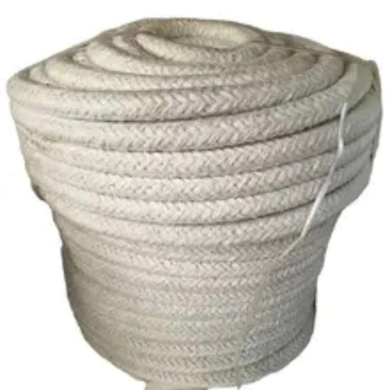 Feuerfeste Keramikfaser Gewebe Isolationsmaterial Hochtemperatur-Faser Gewobene Textilien Thermische Isolierung Keramik-Faser-Seil für Türdichtung Herd