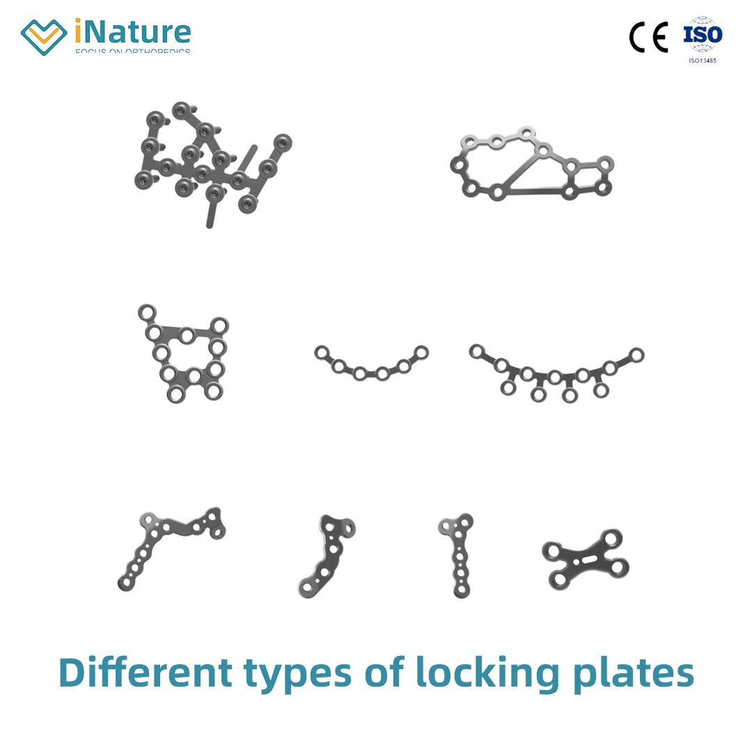 Pure Titanium Foot and Ankle Bone Fracture Calcaneal Locking Plate III