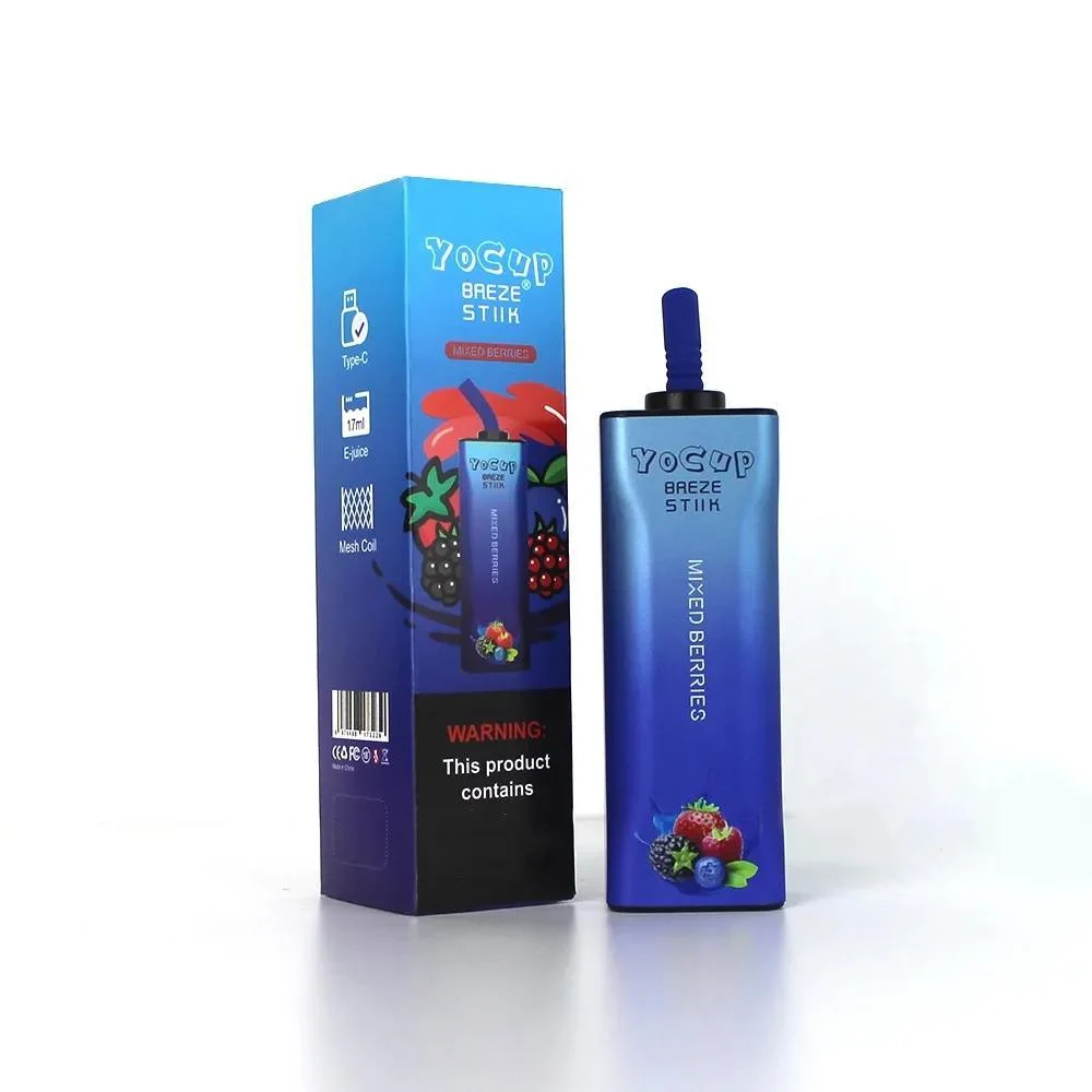 2023 New Breze Stiik Yocup 8000 Puffs OEM ODM Custom Disposable/Chargeable Popular Vape E Cigarette