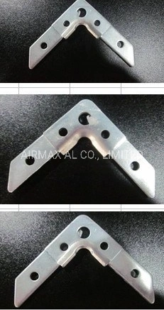 Customized 25mm Galvanized Steel Tdf Duct Corner Ventilation HVAC Duct Corner