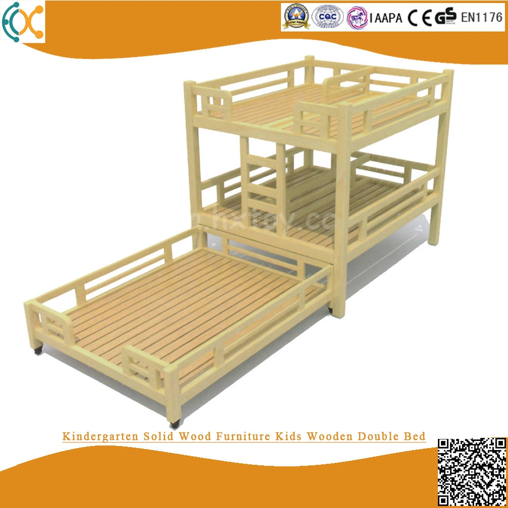 Hot Sale Nursery School Solid Wood Kindergarten Single Bed