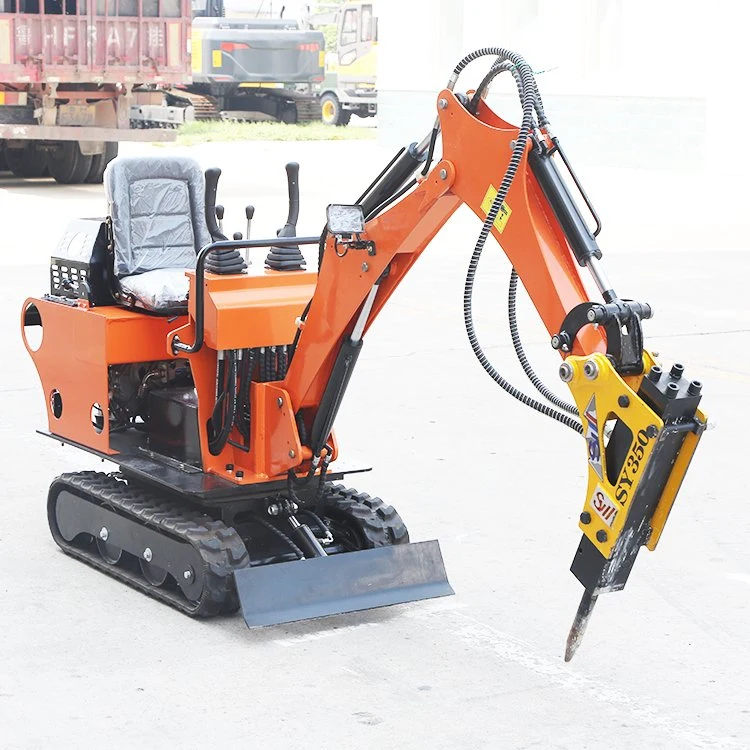 Gasoline Garden Zm08 Crushing Digger Orchard Greenhouse Farm Plantation Excavations Trailer China Mini Excavator