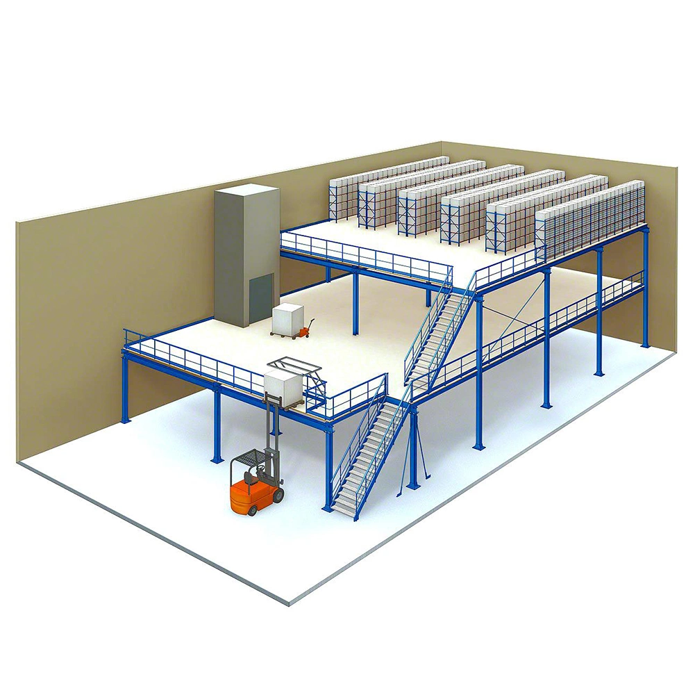 Steel Mezzanine Platform Multi Level Storage Racking