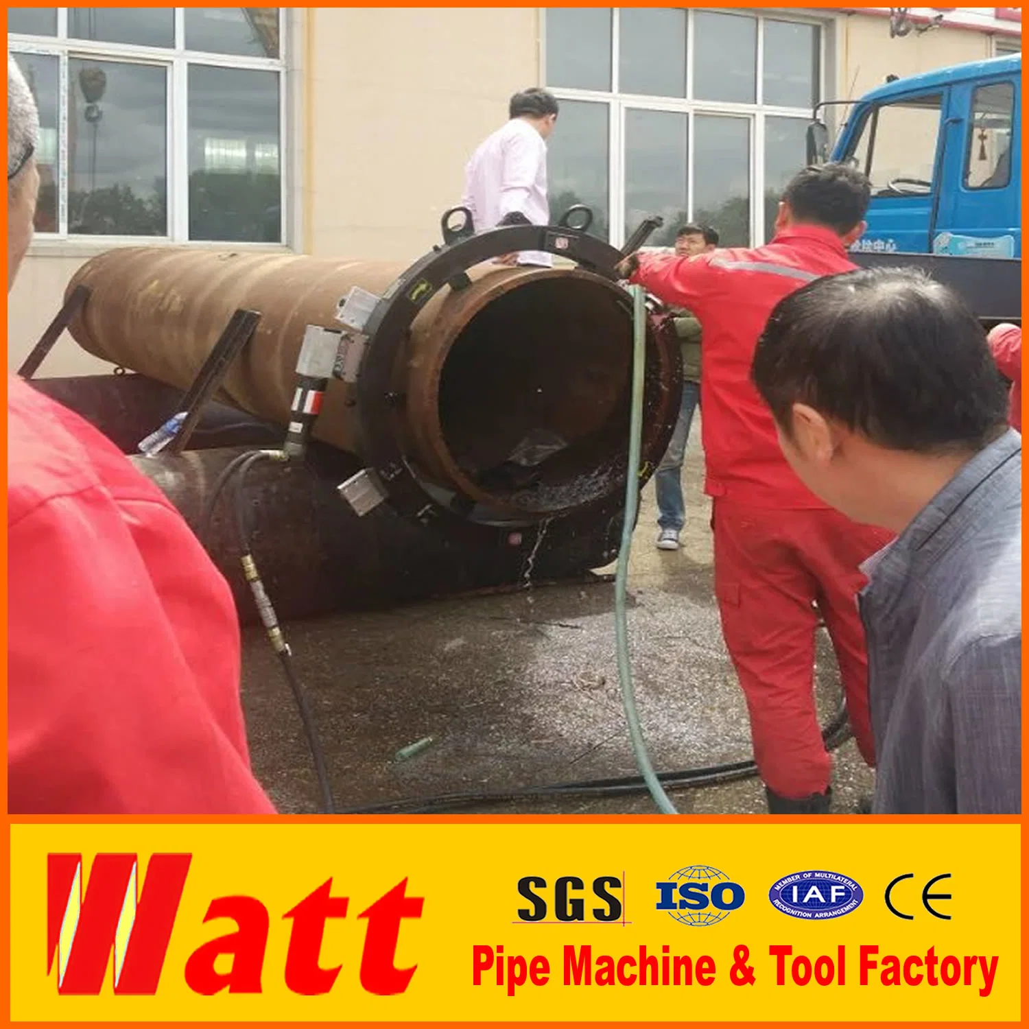 Split Frame Pipe Cutting and Beveling Machine Cold Tube Cutter