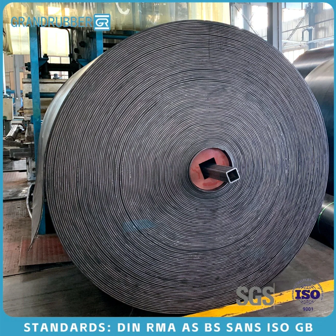 Heat Resistant Nylon Nn/Cc/Ep Fabric Endless Fabric Nn150 Industrial Cutting-Edge Rubber Conveyor Belt for Belt Conveyors