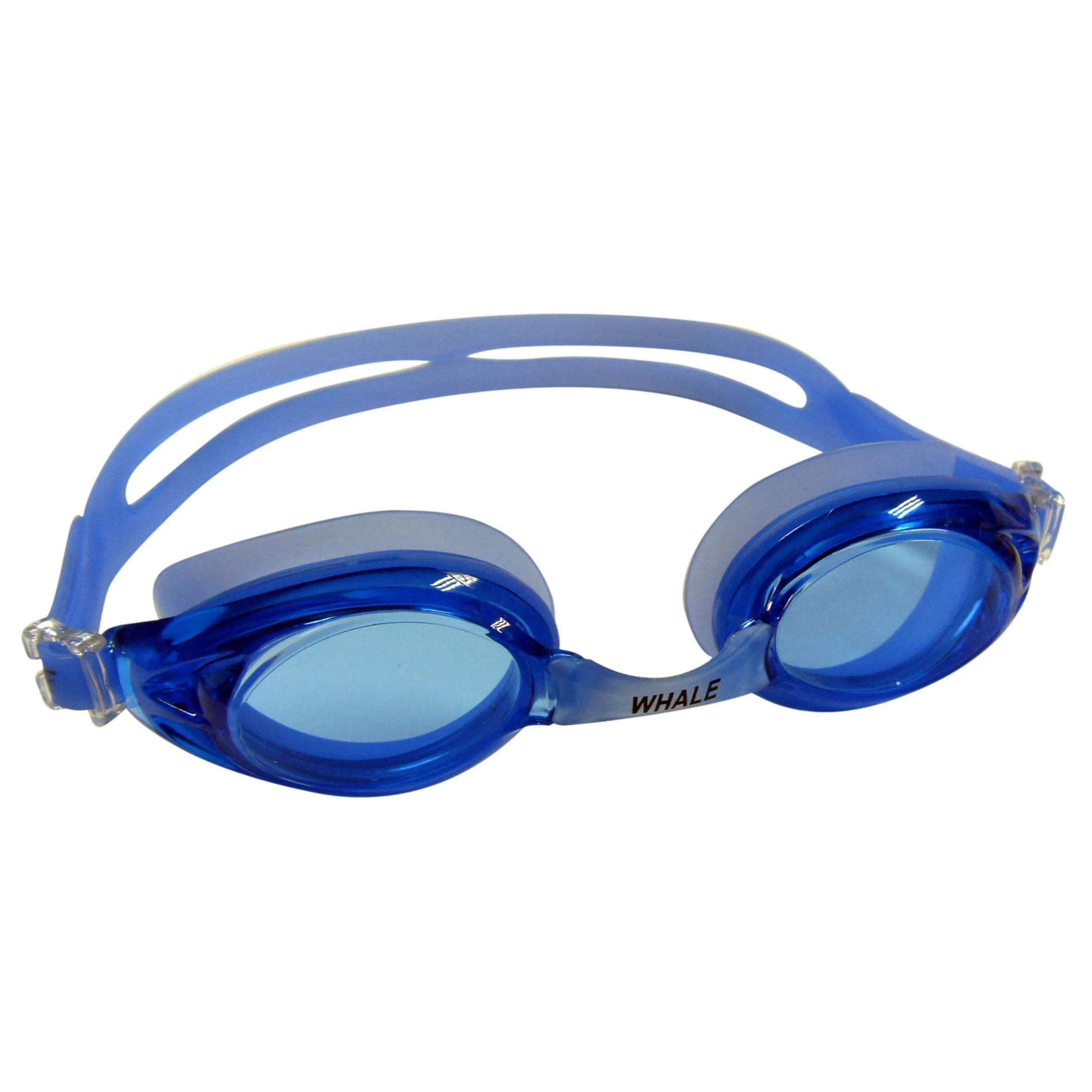 Revestimiento de espejo Anti-Fog gafas de natación la correa de silicona