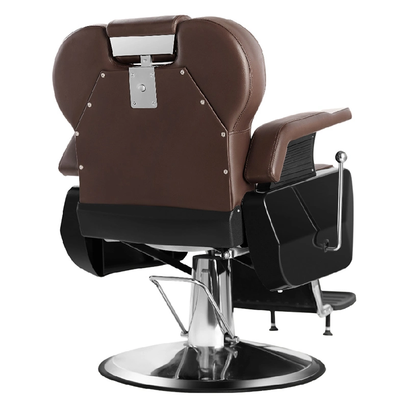 High quality/High cost performance Hair Salon Vintage Black PU Leather Relining Barber Chair