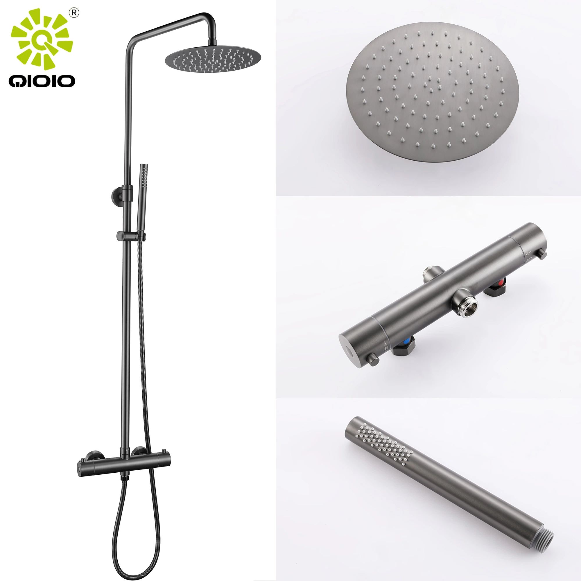 Guangdong Sanitary Ware 304 Stainless Steel Mixer Faucet Bathroom Shower Set