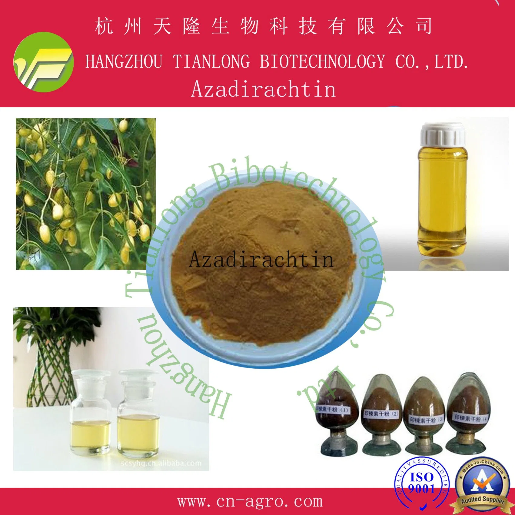 Azadiractina (0,5%CE, 1,0%CE, ML40%, 10%ML, 20%ML, 1%ML) Bioinseticida