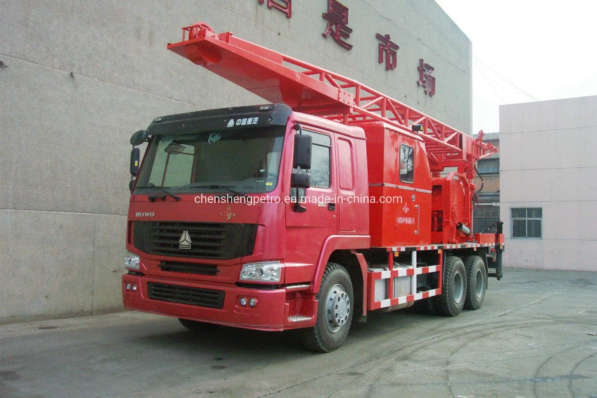 Front Mounted Hydraulic Mast Swabbing Unit Suction Unit Extract Oil Production Truck Oil Recovery Zyt Petroleum Equipment