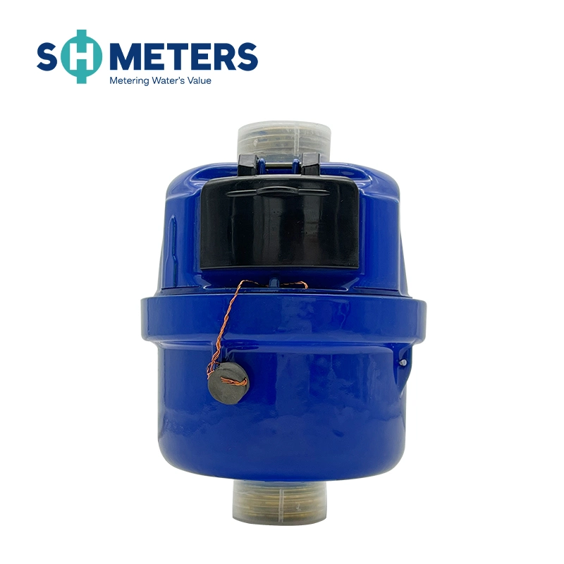 DN15-DN20 Volumetric Kent Type Rotary Piston Water Meter with Pulse Output Function