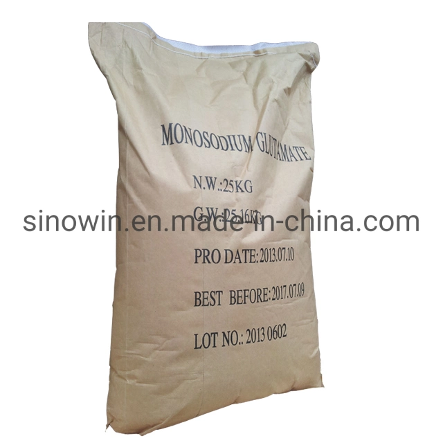 ISO Manufacturer 25kg 60mesh Price Msg Salt Seasoning Monosodium Glutamate