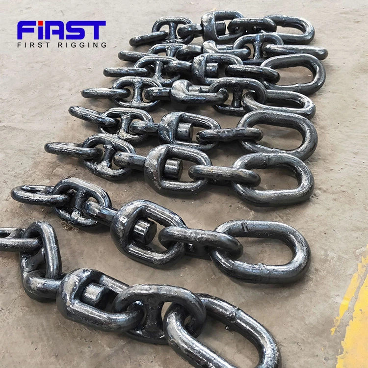 High Quality Galvanized Mooring Stud Link Chain Marine for Sale