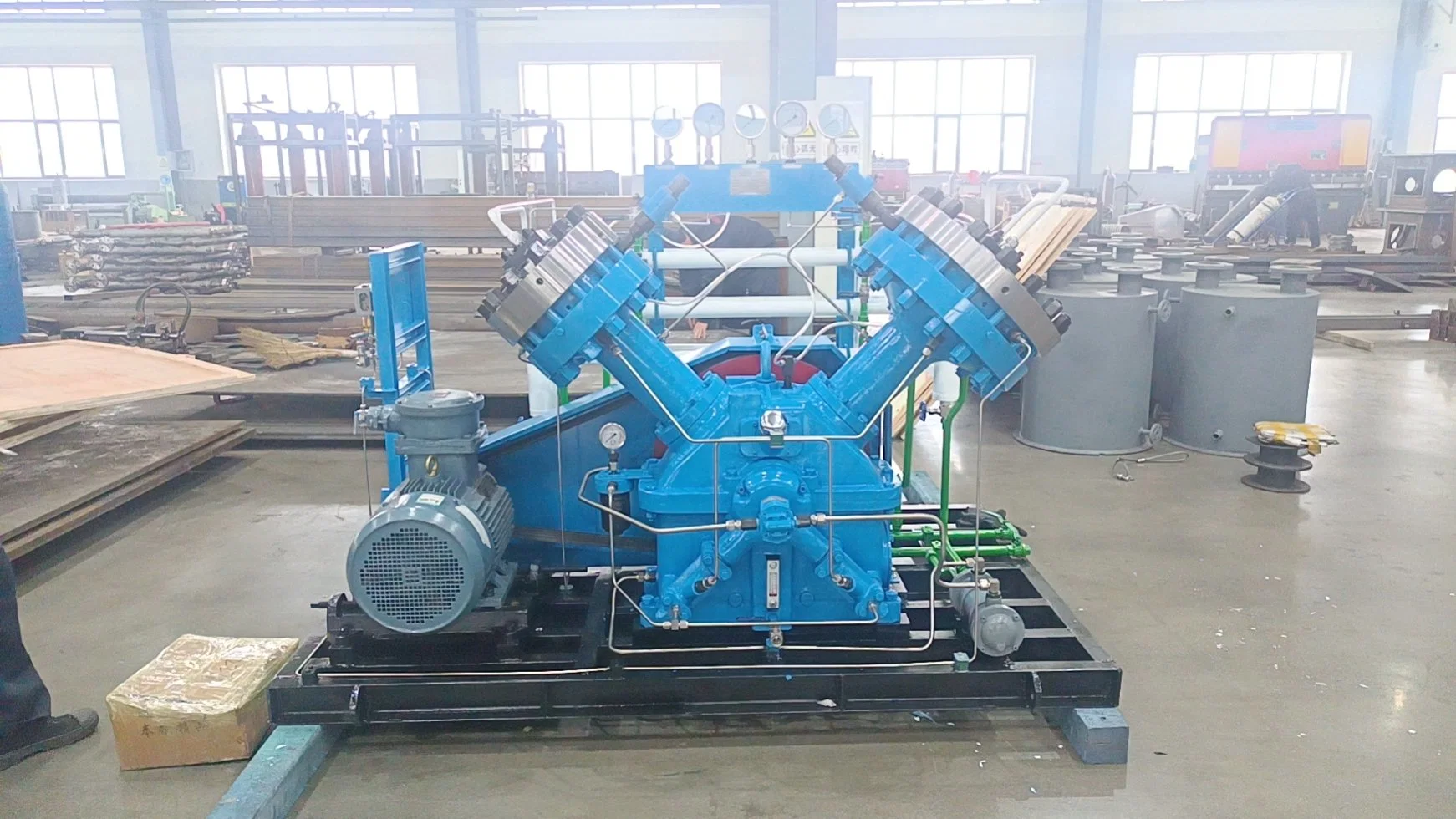 China Manufacturer High Pressure Hydrogen Diaphragm Compressor