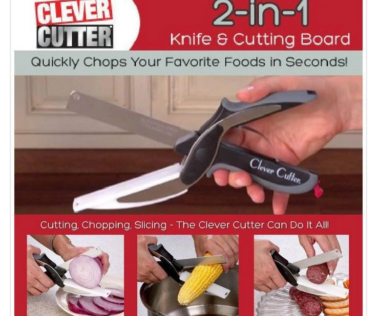 2 in 1 Clever Cutter Smart Scissors (TV0202)