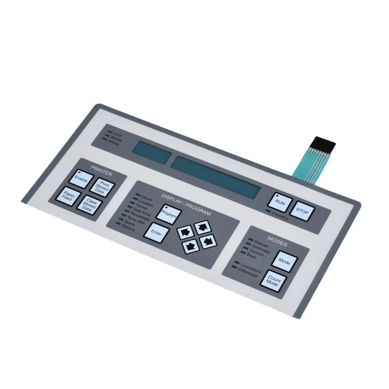 Microwave Digital Audio Remote Controller Graphic Overlay Membrane Switch