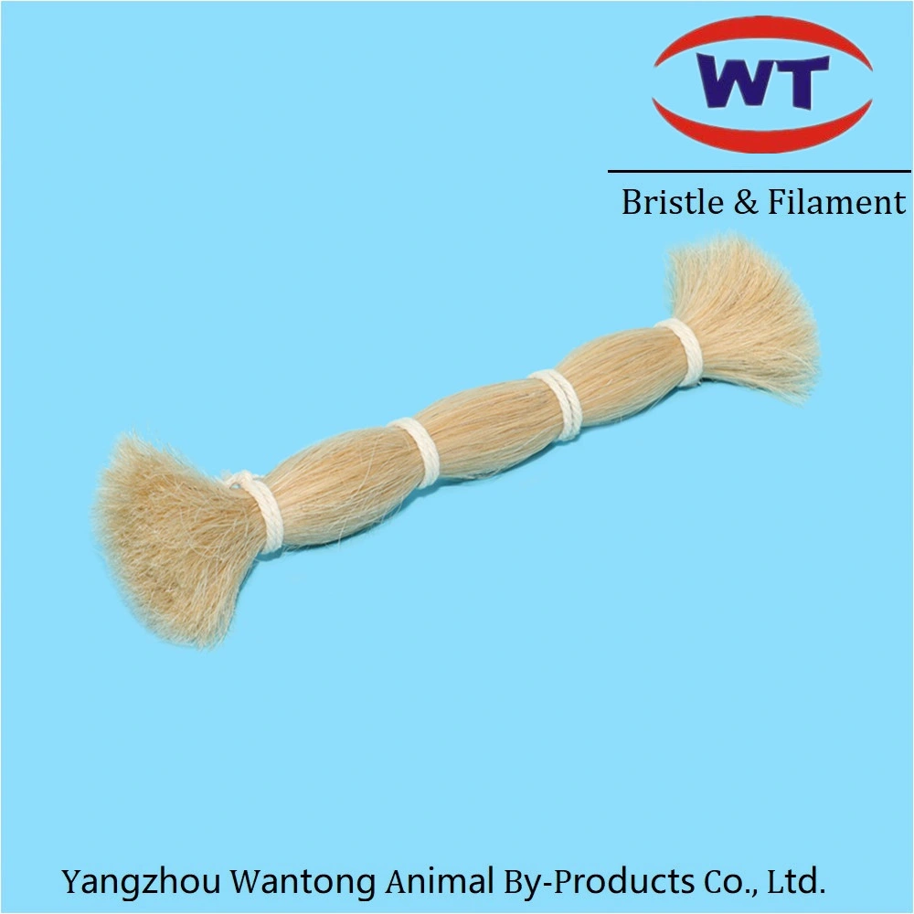 Straight Horse Tail Hair for Brushes Natural Color