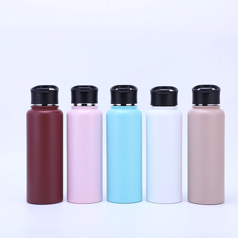 Wholesale/Supplier Vacuum Flask Water Bottle 40oz Stainless Steel Custom Logo with Straw and Handle Lids