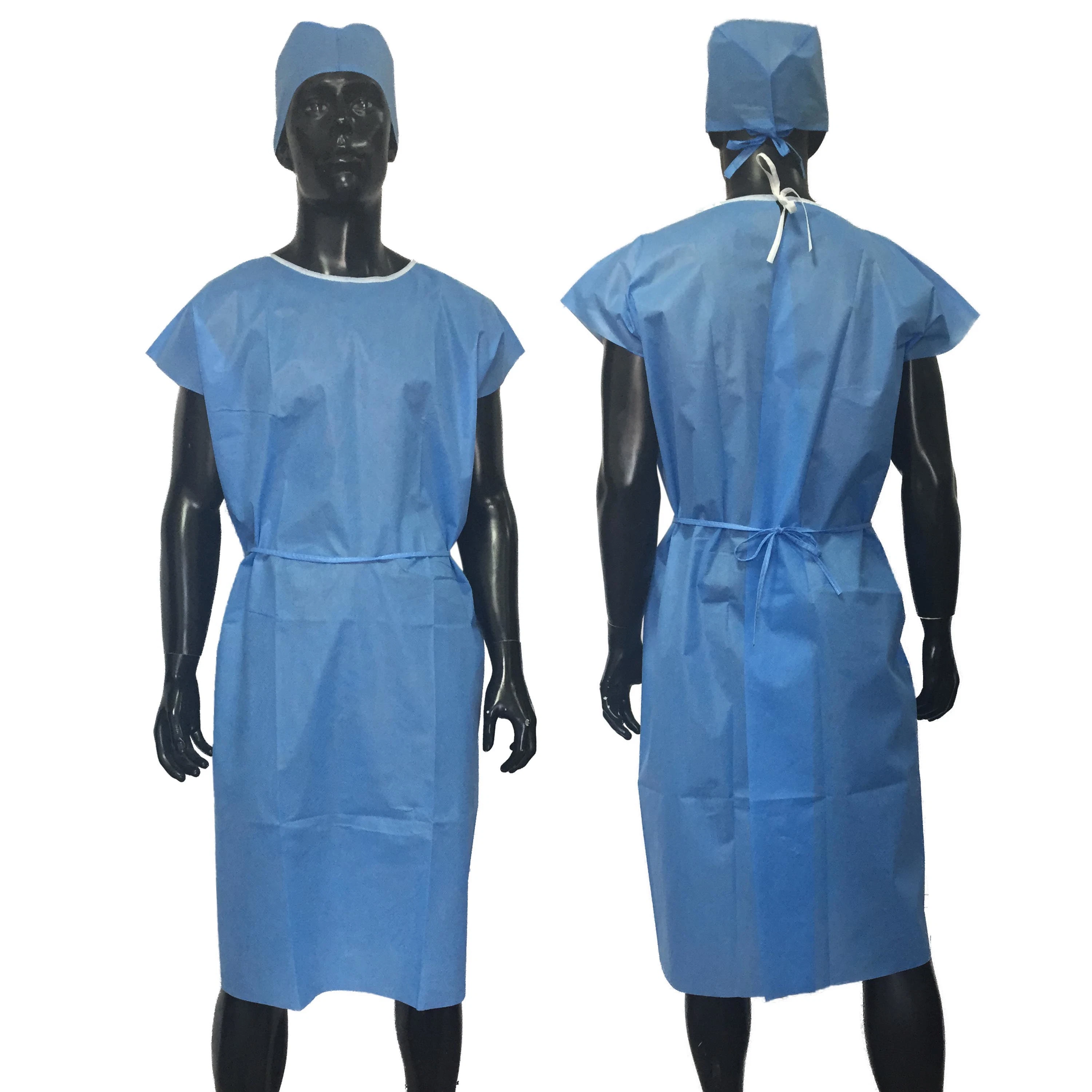 Другие медицинские расходные материалы одноразовые Non-Woven PP/SMS пациента платье здоровья пациента халат