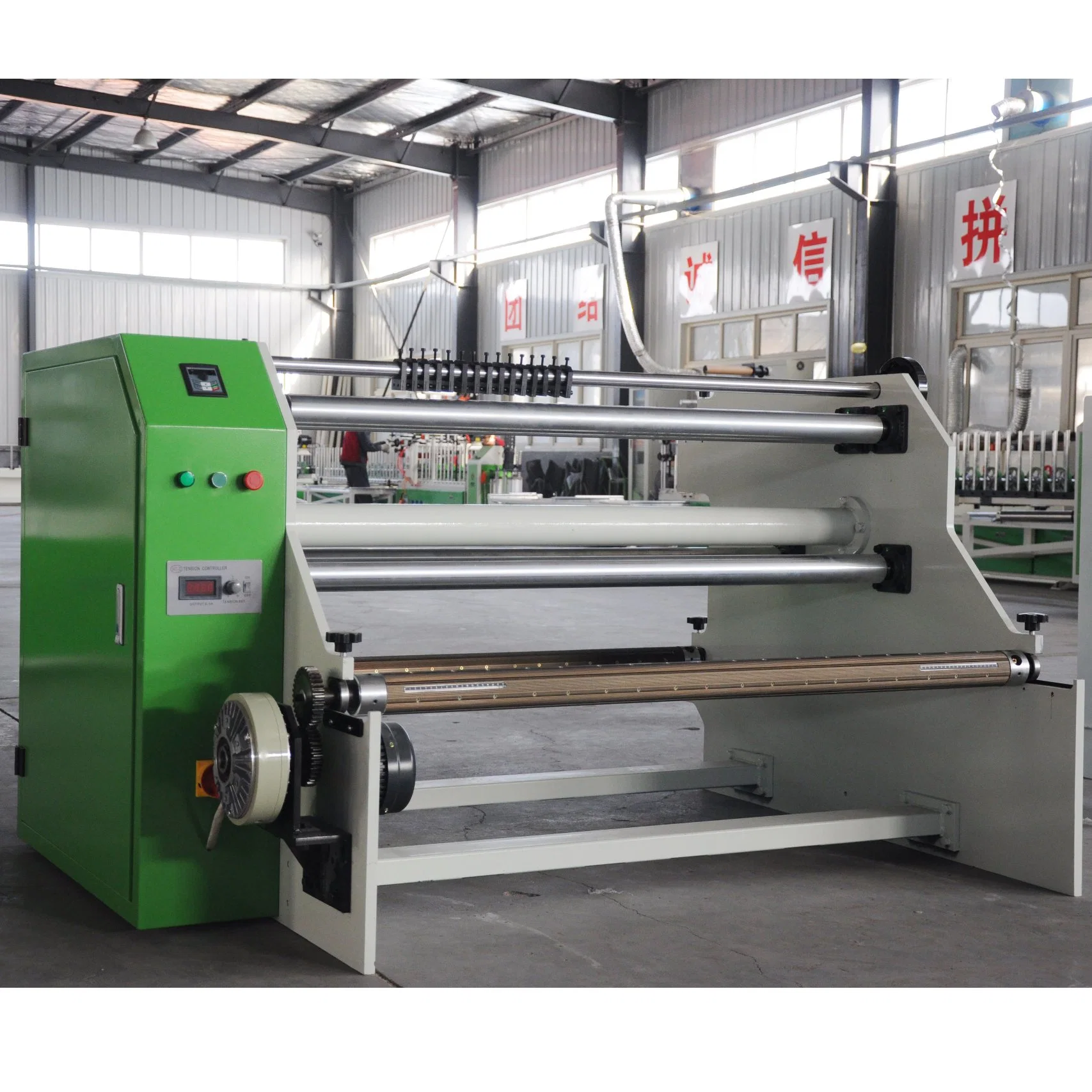 Clf-Pq1300A PVC Tape Roll Packing Machine Rewinding and Cutting Machine/ PVC Tape Roll Slitter PVC Roll Rolling and Cutting Machine Paper Roll