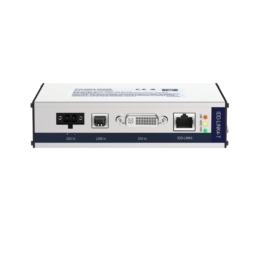 Idd-Link4 Kvm Extender with Transmitter and Receiver 100m High quality/High cost performance  Network Cat5e CAT6 Cat7 DVI USB Input & Output