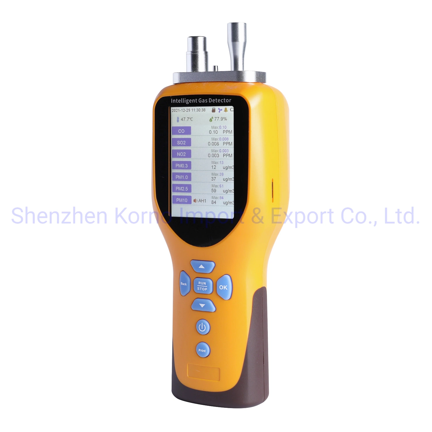 CE Certification Portable Biogas Detector Multi Gas Analyzer 4 in 1 Gas Detector