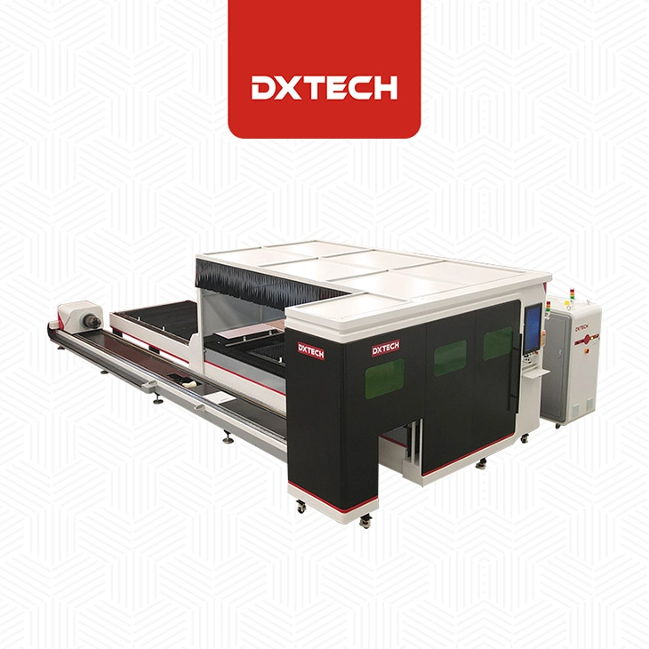 3000W Fiber Laser Cutting Machine for Metal Sheet Pipe Whole Cover