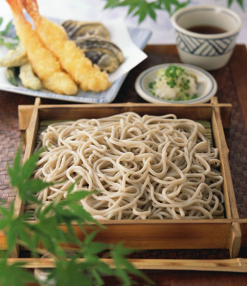 Los alimentos el trigo sarraceno Soba Deliciousvegetarian Fideos Fideos Instantáneos Seeling de vuelta rápida de embalaje Los fideos