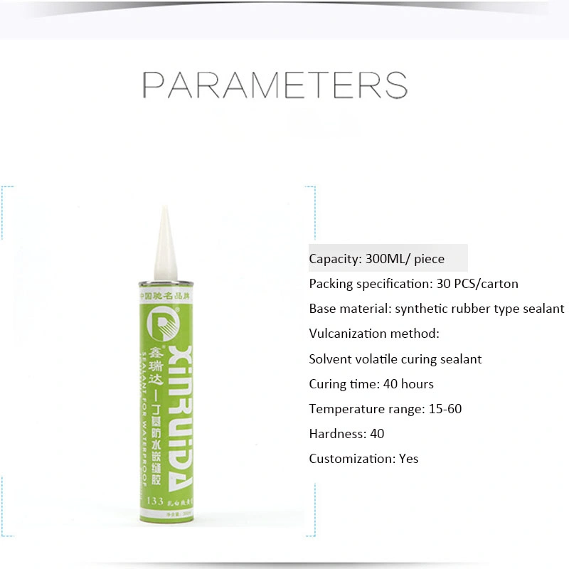 High Temperature Resistance Windows&Doors Butyl Adhesive