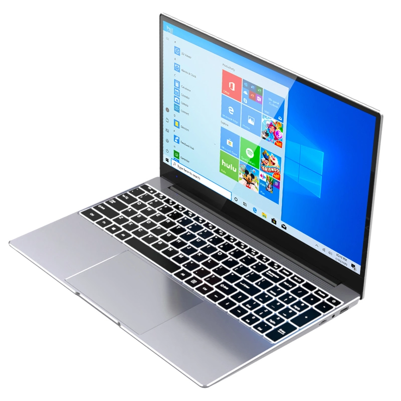 Bester Preis OEM ODM Notebook 15,6 Zoll AMD R7-3700u DDR4 SSD-Tastatur mit Hintergrundbeleuchtung Fingerabdruck Entsperren Win10 Neuer Laptop-PC