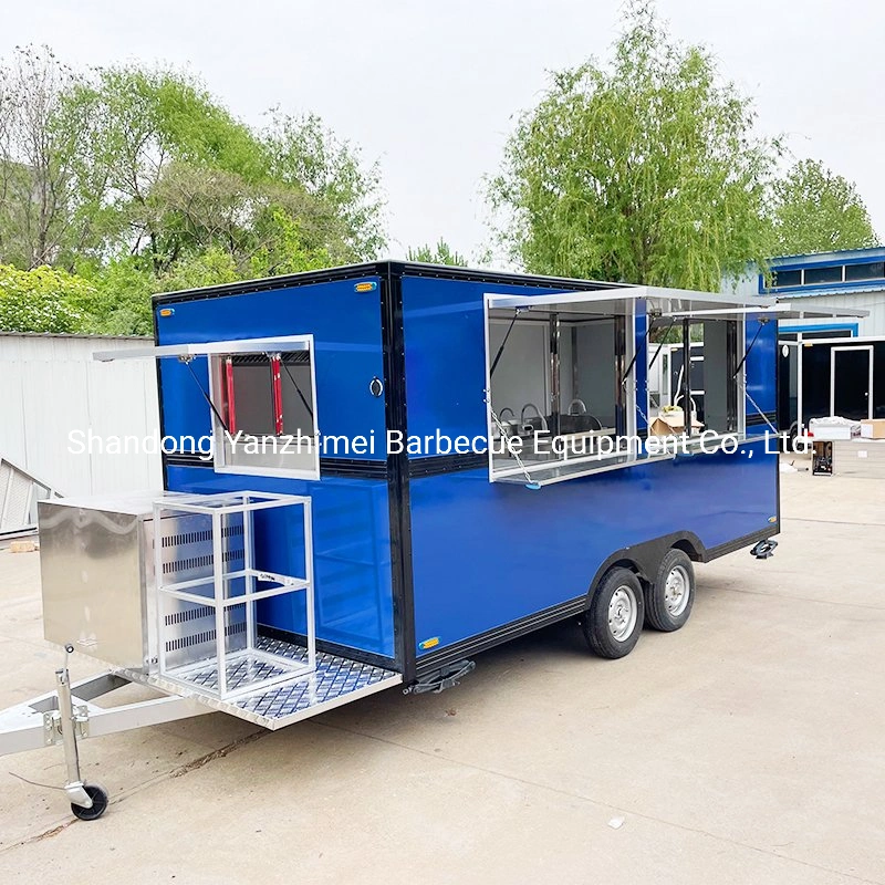 Fast Food Carts Halal Grill Kitchen Restaurant Gelato Cart