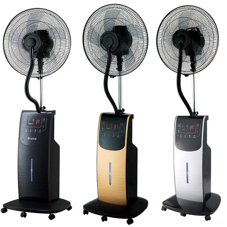 High quality/High cost performance  Air Cooler Domestic Standing Humidifier Mist Fan with Remote Water Mist Fan Spray