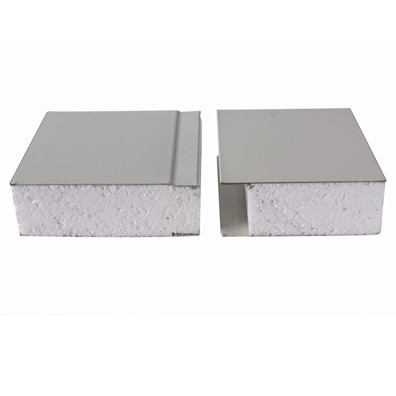 EPS/PU/Rockwool Sandwich Panel for Light Weight Building Material Used to Internal Partition