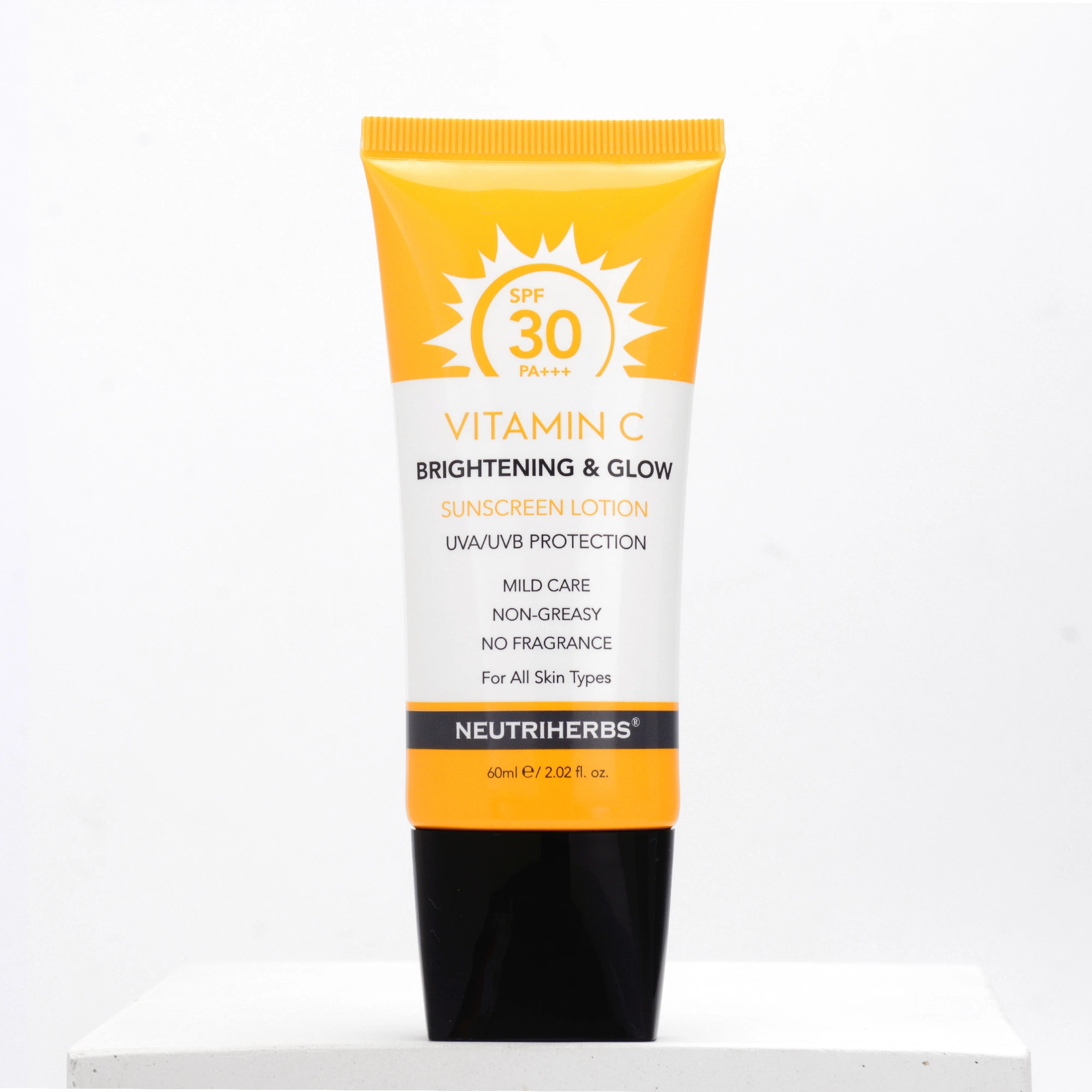 OEM/ODM Organic SPF 30 Sun Screen Cream with Zinc Oxide for Dark Skin Non Whitening