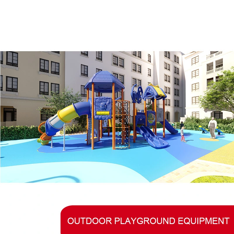 Hot Selling Plastic Playground Kids Slides Equipment Outdoor Plastic Playground