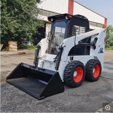 Erathmoving Machine Wheel Skid Steer 50HP Jc45 Skid Loader with Multi-Function Attachments Hot Sale