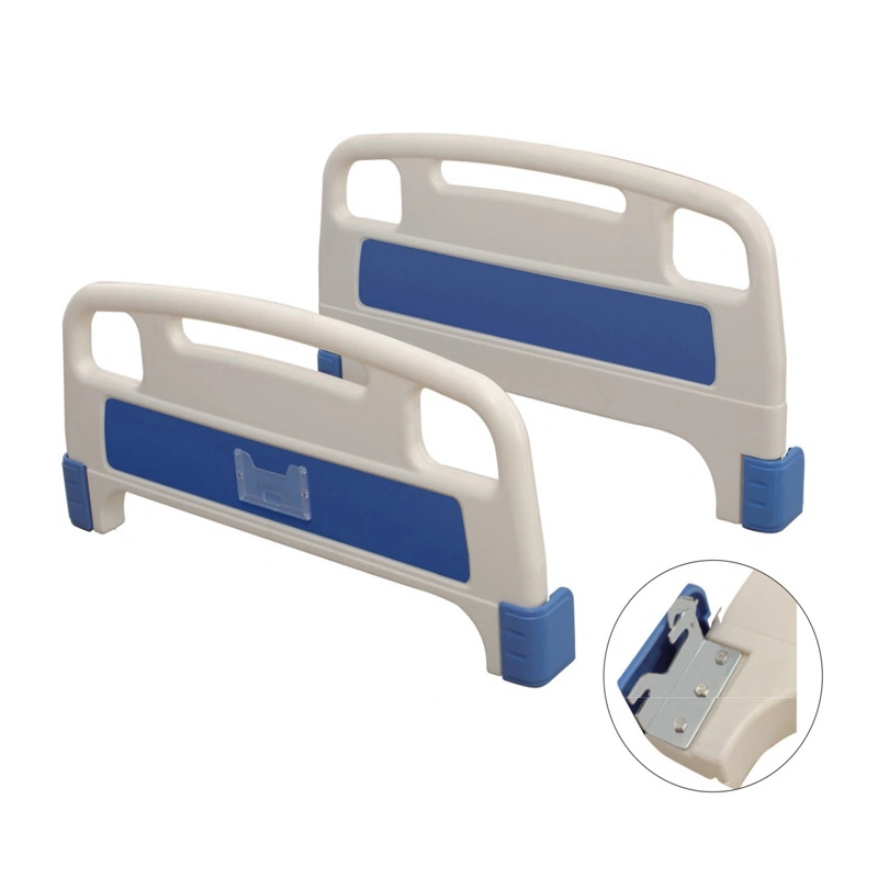 Hospital Products 3 Cranks Hospital Bed with Folding Side Rails for Patient