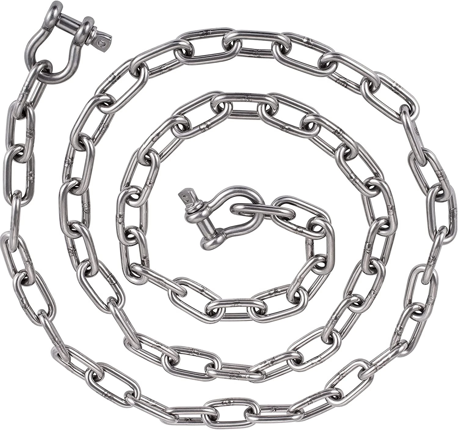 DIN763 DIN764 DIN766 8mm SS316 Stainless Steel Link Chain