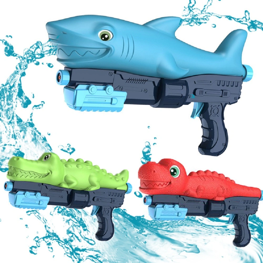 Kids Water Gun Saw Car Gun Shark Air Pressure Water Gun Portable Water Gun for Children Pool Beach Sand Outdoor Activity Toy Backyard Games Esg17643