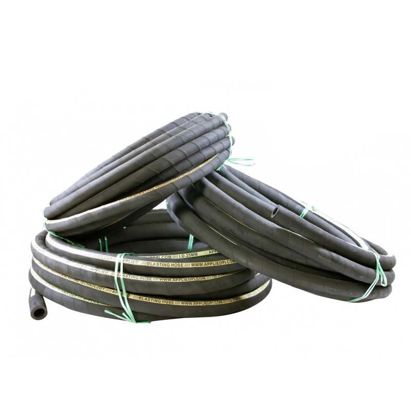 Flexible Rubber Concrete Cement Delivery Sandblasting Hose Grit Blasting Pipes