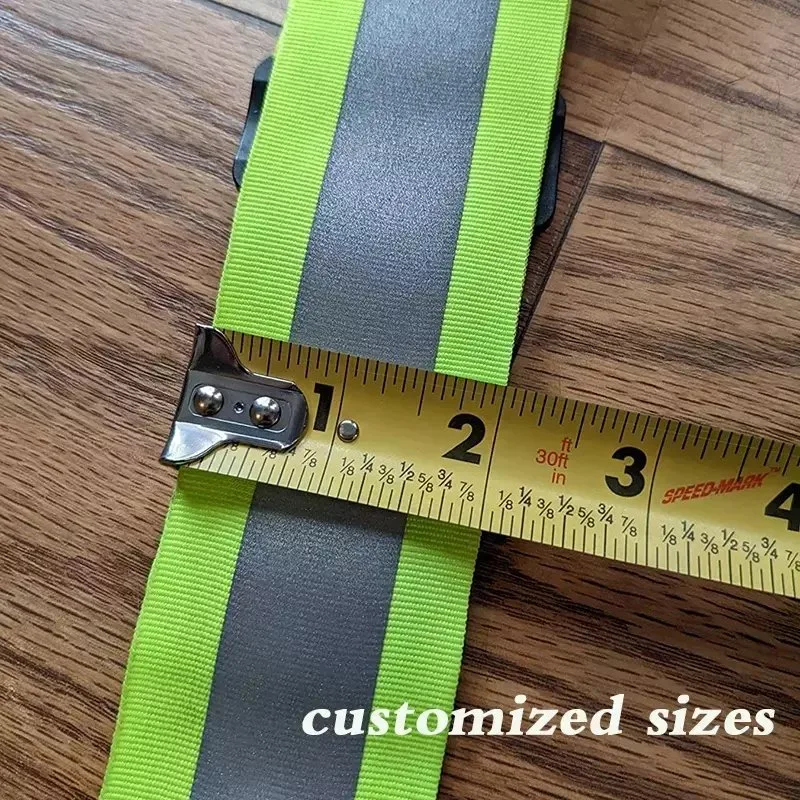 High Visibility Reflective Sash Reflective Belt Adjustable Reflective Safety Strap Belt for Walking in The Dark