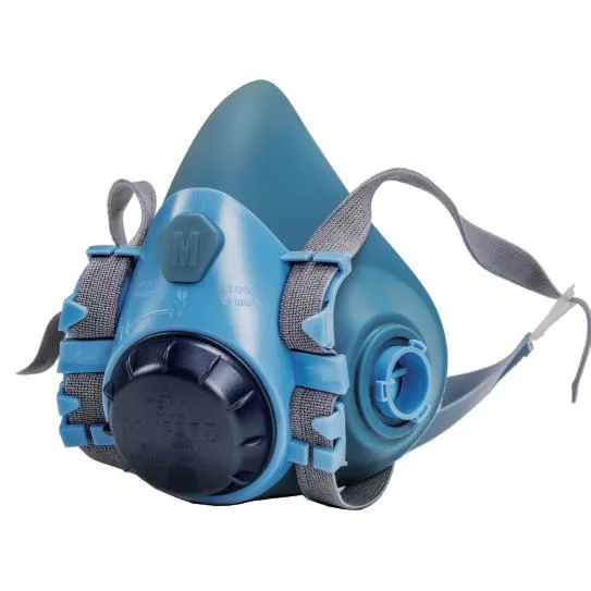 Fashion Industrial Chemical Air purifiant EN140 silicone gaz masque facial Respirateur