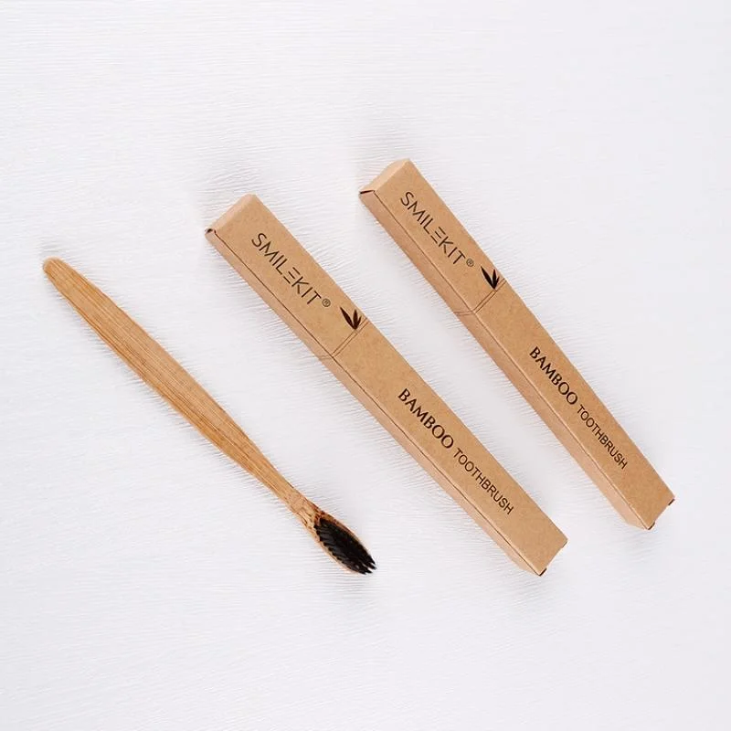 Bamboo Toothbrush with Hotel Amenities for Hotel Room Using